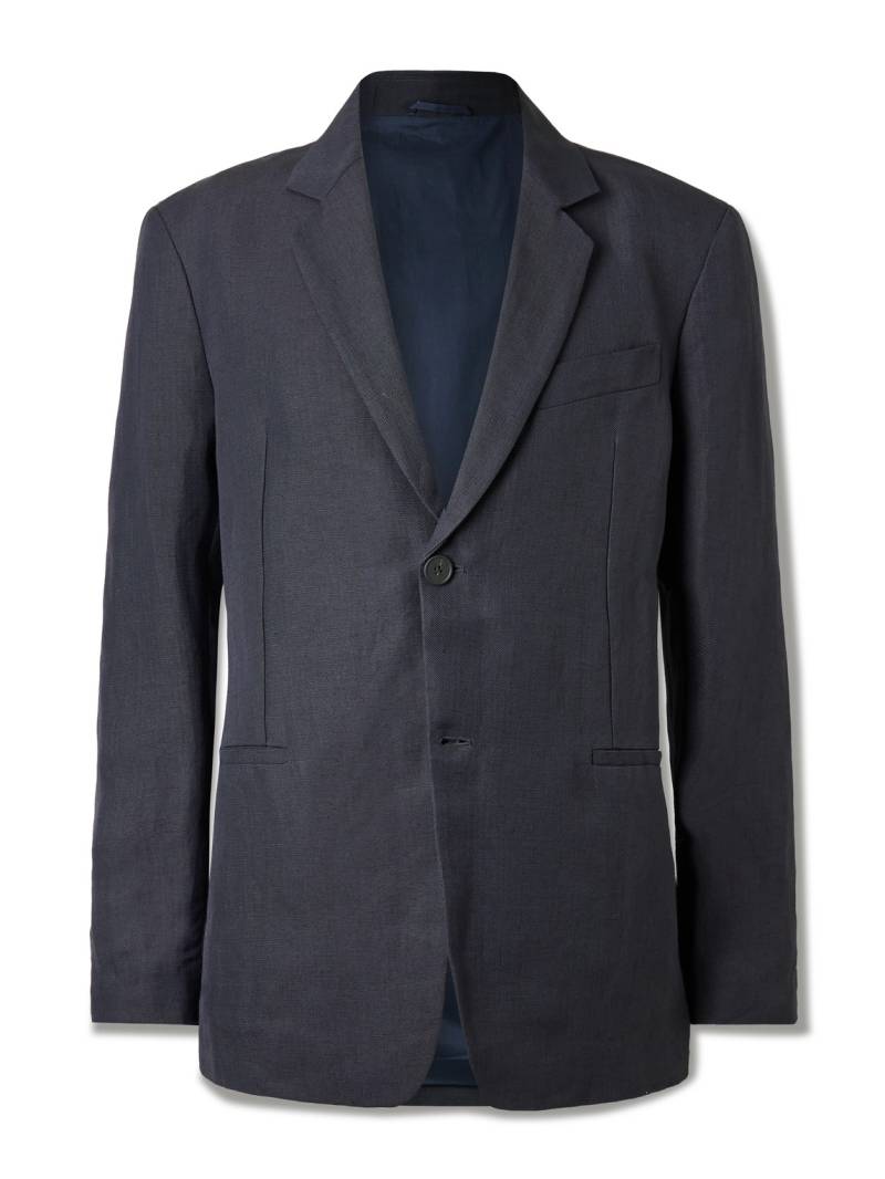 Studio Nicholson - Roversi Oversized Linen-Blend Suit Jacket - Men - Blue - L von Studio Nicholson