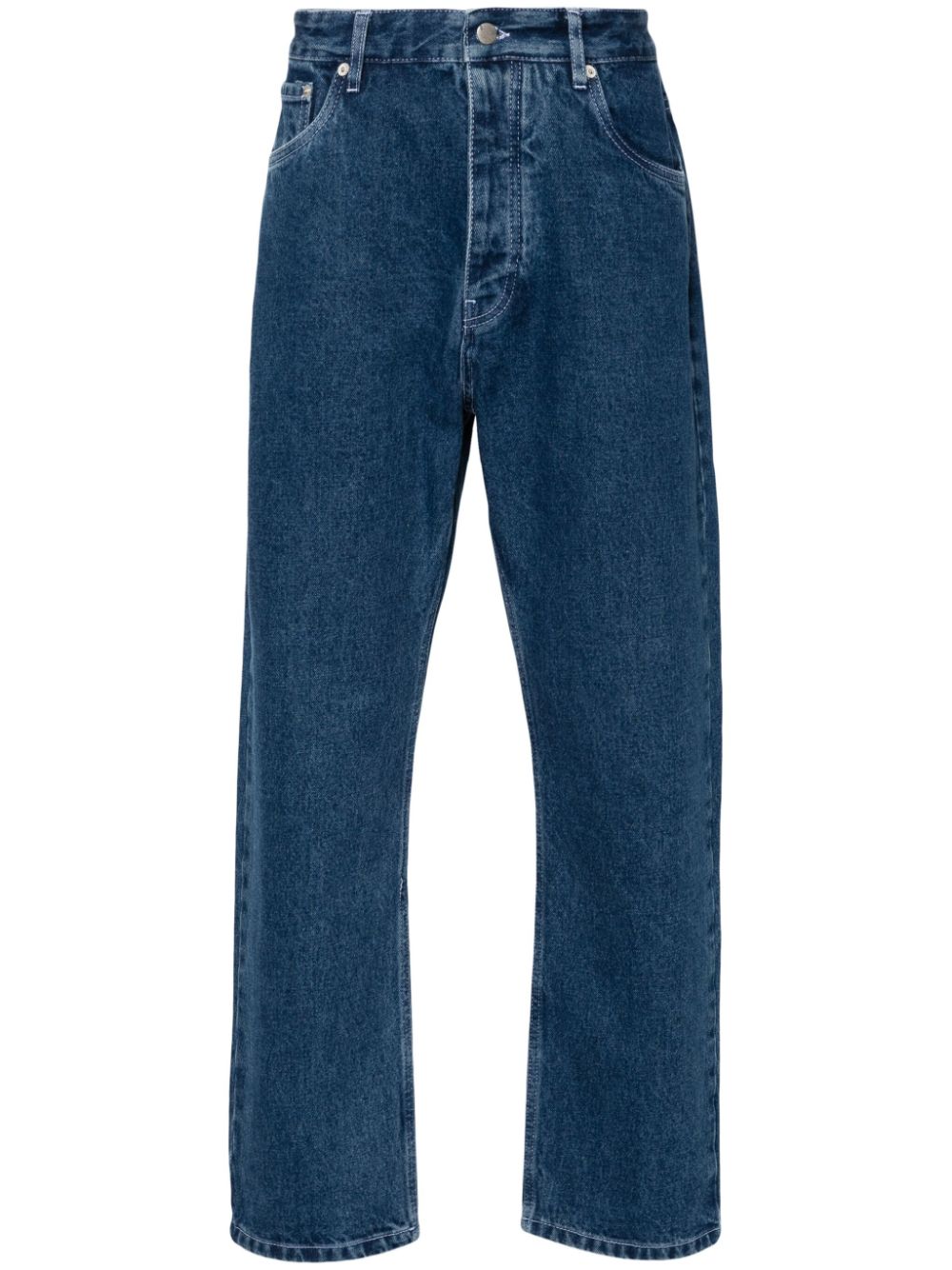 Studio Nicholson Tief sitzende Straight-Leg-Jeans - Blau von Studio Nicholson