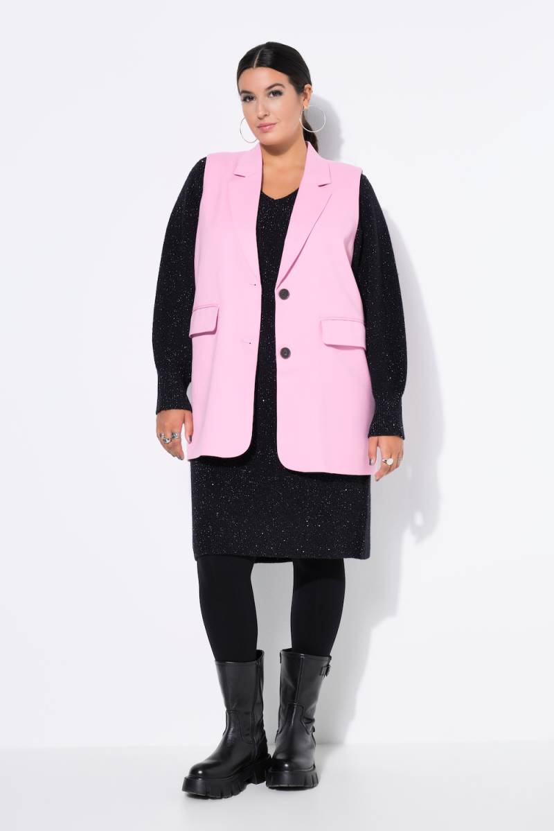 Große Größen Anzugweste, Damen, rosa, Größe: 46/48, Polyester/Viskose, Studio Untold von Studio Untold