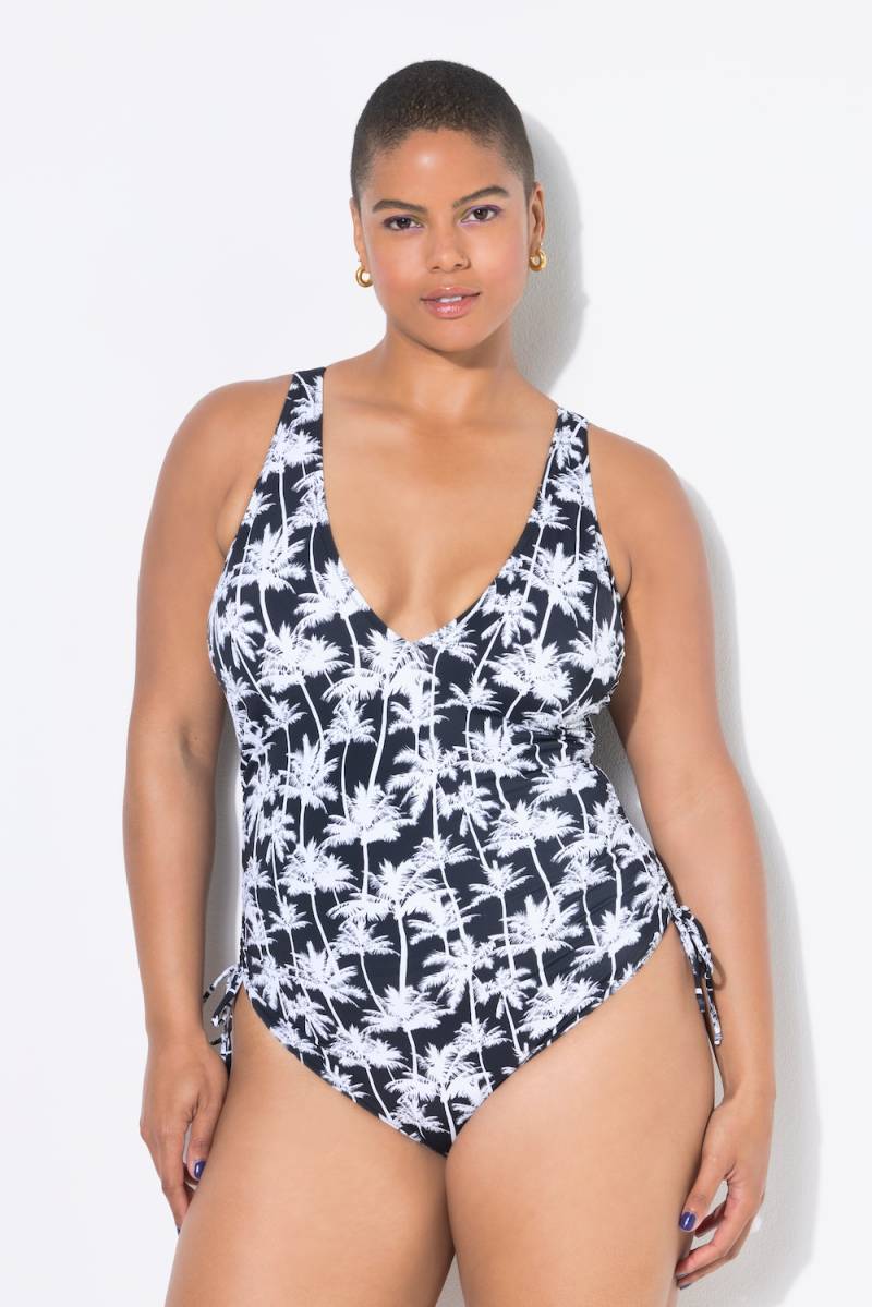 Große Größen Badeanzug, Damen, schwarz, Größe: 50, Synthetische Fasern/Elasthan, Studio Untold von Studio Untold