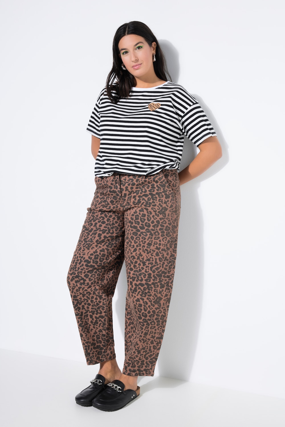 Große Größen Ballon-Jeans, Damen, braun, Größe: 54, Baumwolle, Studio Untold von Studio Untold