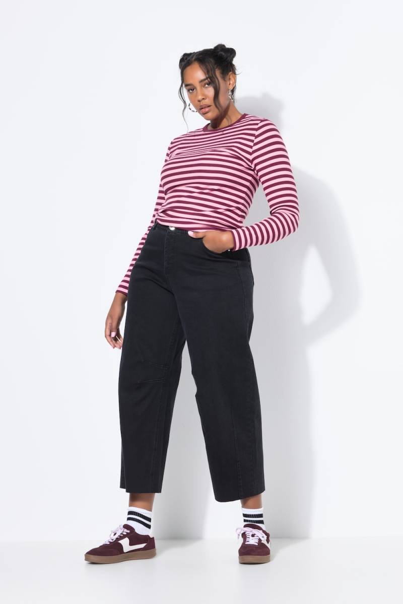 Große Größen Barrel-Jeans, Damen, schwarz, Größe: 54, Baumwolle/Polyester, Studio Untold von Studio Untold