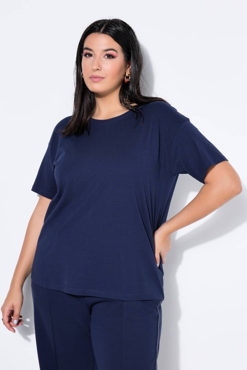 Große Größen Basic-Shirt, Damen, blau, Größe: 42/44, Baumwolle, Studio Untold von Studio Untold