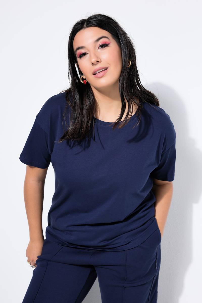 Große Größen Basic-Shirt, Damen, blau, Größe: 58/60, Baumwolle, Studio Untold von Studio Untold
