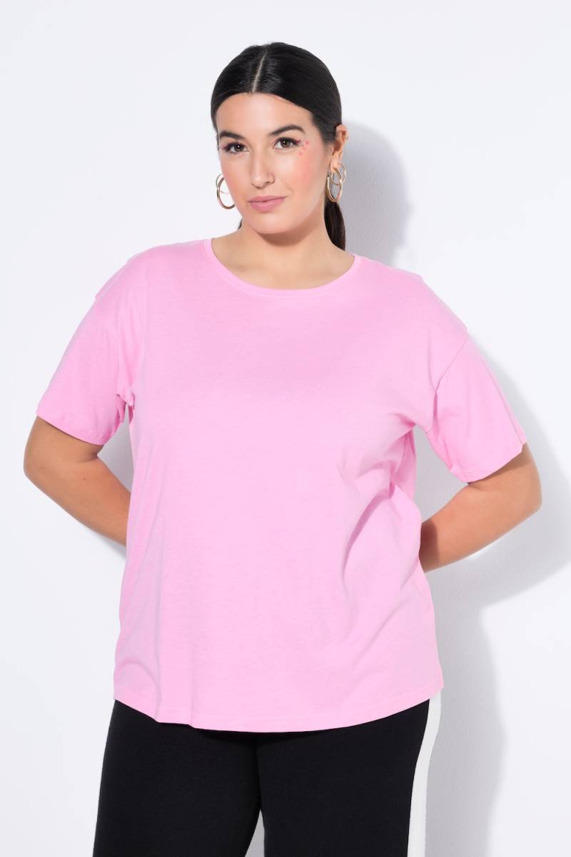Große Größen Basic-Shirt, Damen, rosa, Größe: 58/60, Baumwolle, Studio Untold von Studio Untold