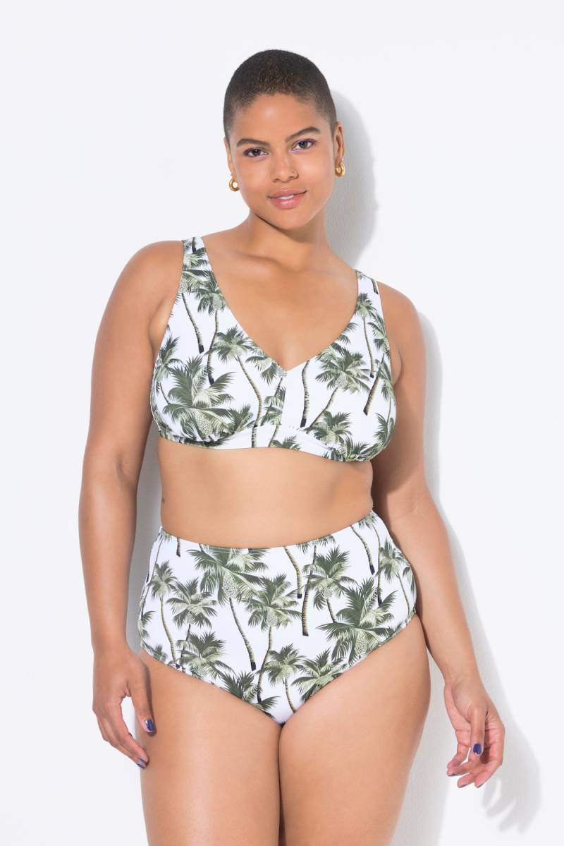 Große Größen Bikini-Slip, Damen, beige, Größe: 46, Polyester/Synthetische Fasern/Elasthan, Studio Untold von Studio Untold