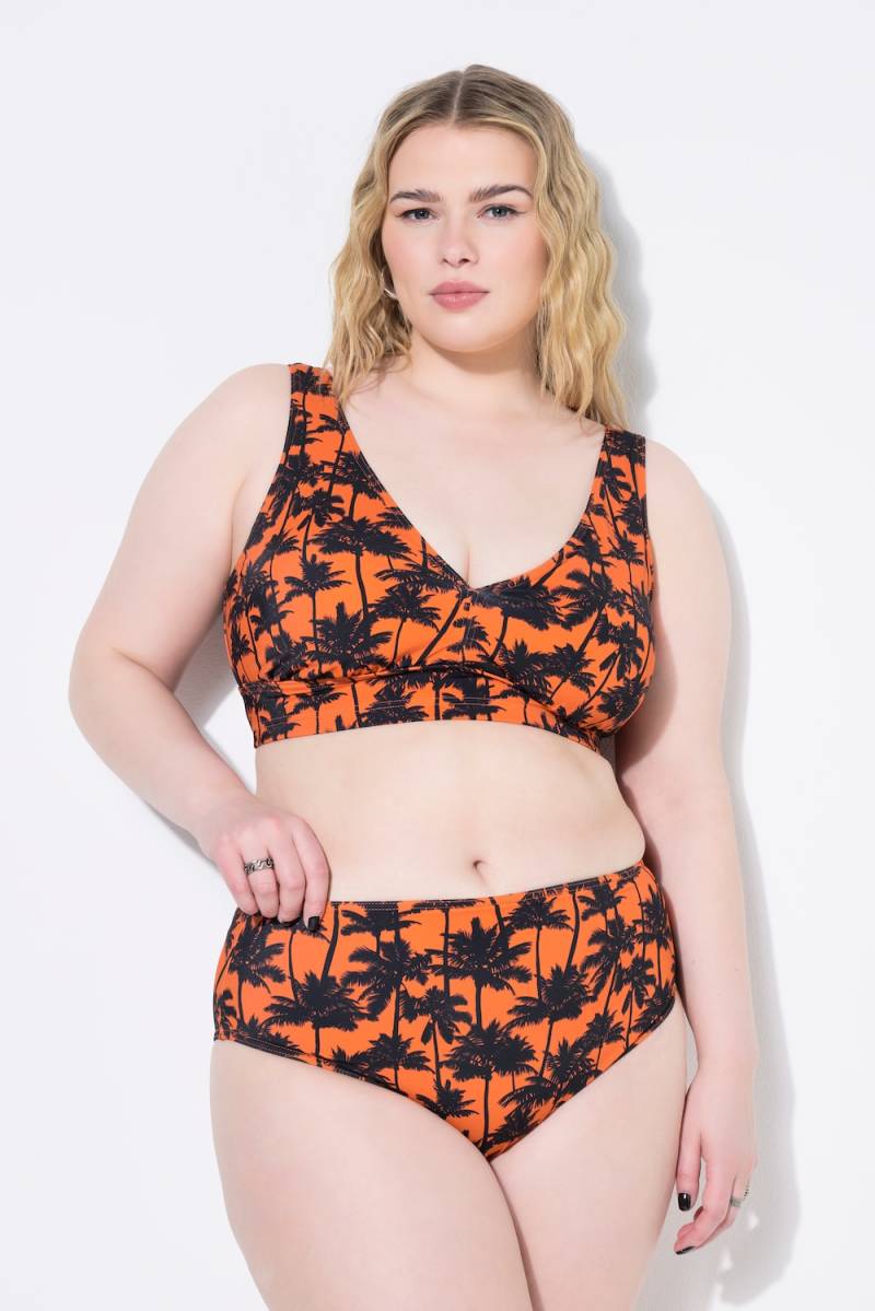 Große Größen Bikini-Slip, Damen, orange, Größe: 54, Polyester/Synthetische Fasern/Elasthan, Studio Untold von Studio Untold
