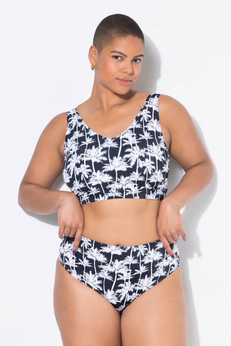 Große Größen Bikini-Slip, Damen, schwarz, Größe: 52, Polyester/Synthetische Fasern/Elasthan, Studio Untold von Studio Untold