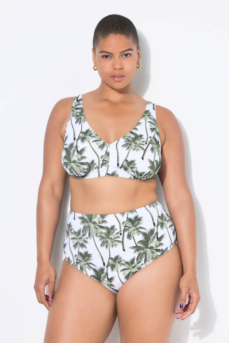 Große Größen Bikini-Top, Damen, beige, Größe: 44, Polyester/Synthetische Fasern/Elasthan, Studio Untold von Studio Untold