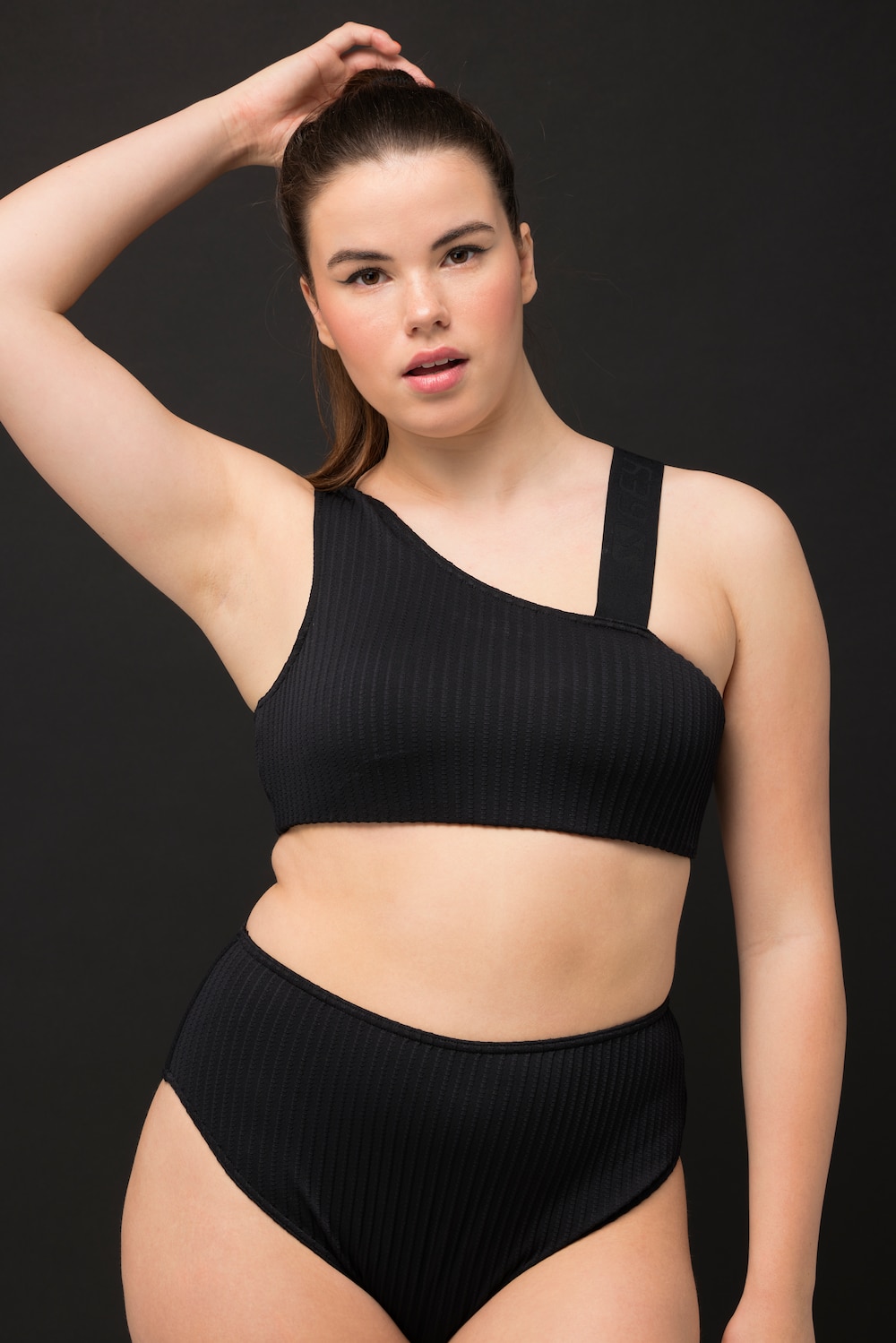 Große Größen Bikini-Top, Damen, schwarz, Größe: 48, Synthetische Fasern/Elasthan, Studio Untold von Studio Untold