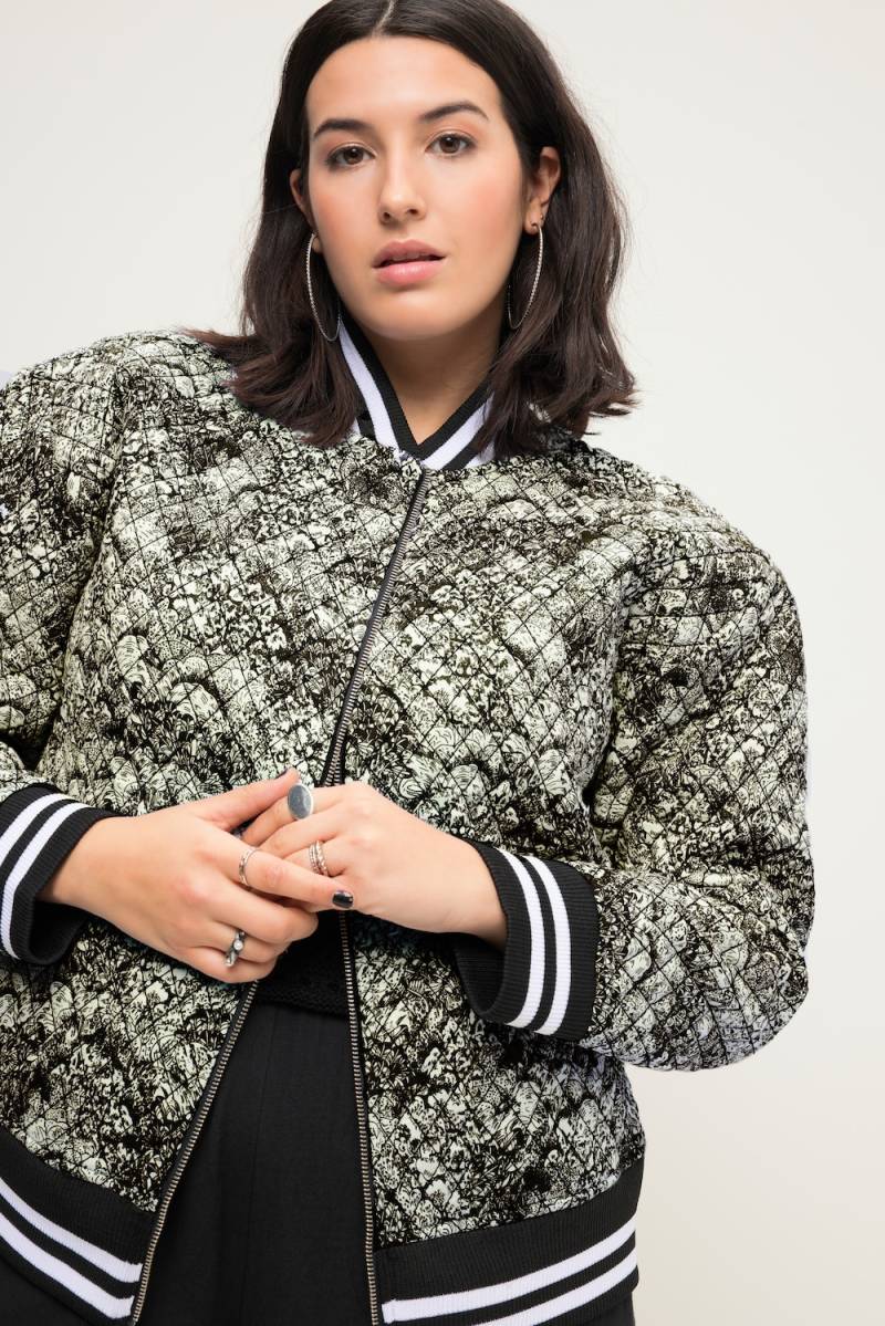 Große Größen Blouson, Damen, schwarz, Größe: 46/48, Baumwolle, Studio Untold Große Größen Blouson, Damen, schwarz, Größe: 46/48, Baumwolle, Studio Untold von Studio Untold