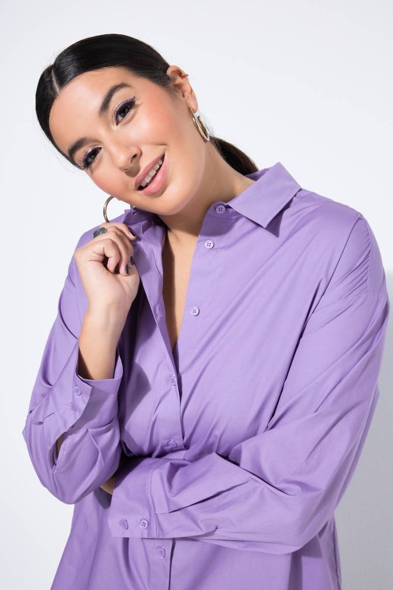 Große Größen Bluse, Damen, lila, Größe: 46/48, Baumwolle, Studio Untold von Studio Untold