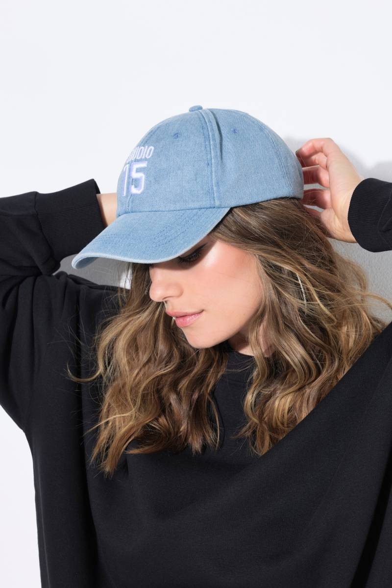 Große Größen Cap, Damen, blau, Größe: One Size, Baumwolle, Studio Untold von Studio Untold