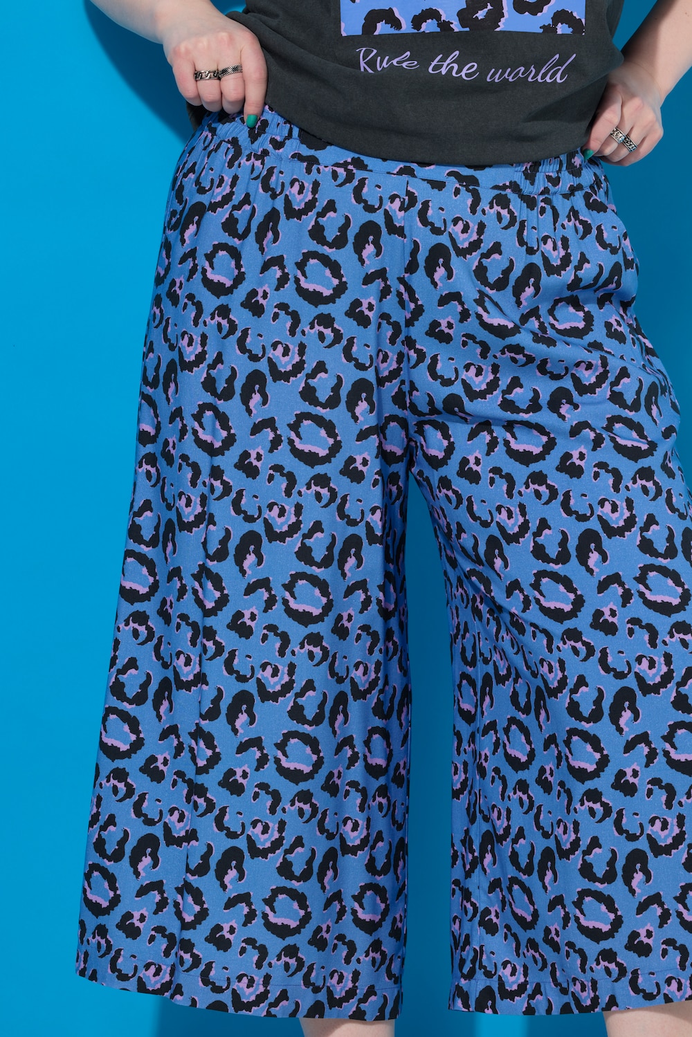 Große Größen Culotte, Damen, blau, Größe: 50, Viskose, Studio Untold Große Größen Culotte, Damen, blau, Größe: 50, Viskose, Studio Untold von Studio Untold
