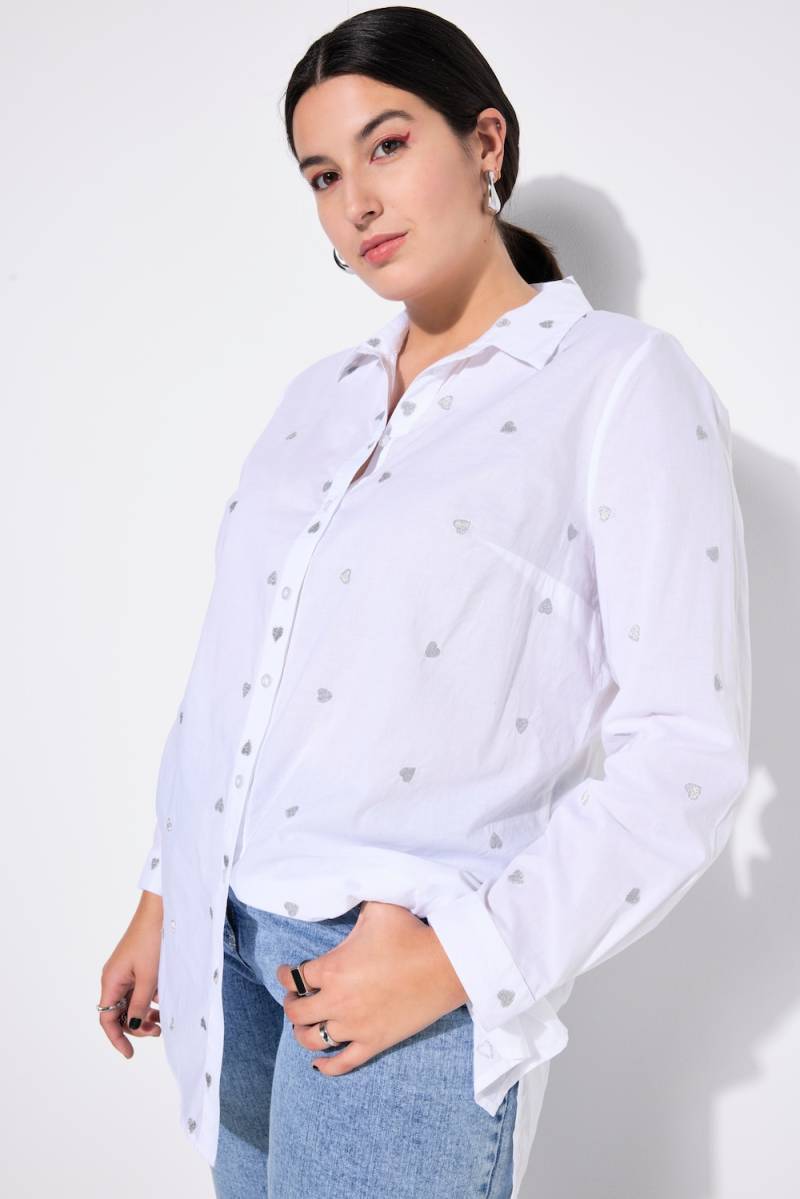 Große Größen Hemdbluse, Damen, beige, Größe: 42/44, Baumwolle, Studio Untold von Studio Untold