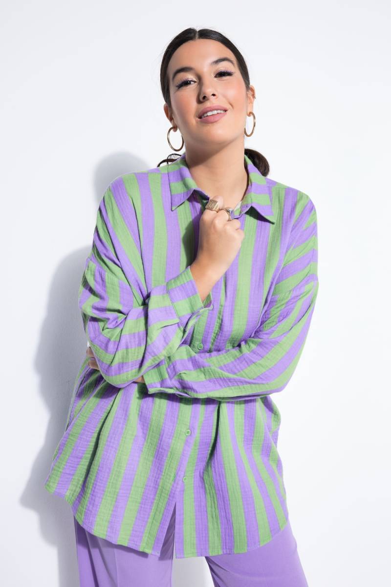 Große Größen Hemdbluse, Damen, grün, Größe: 58/60, Baumwolle, Studio Untold von Studio Untold