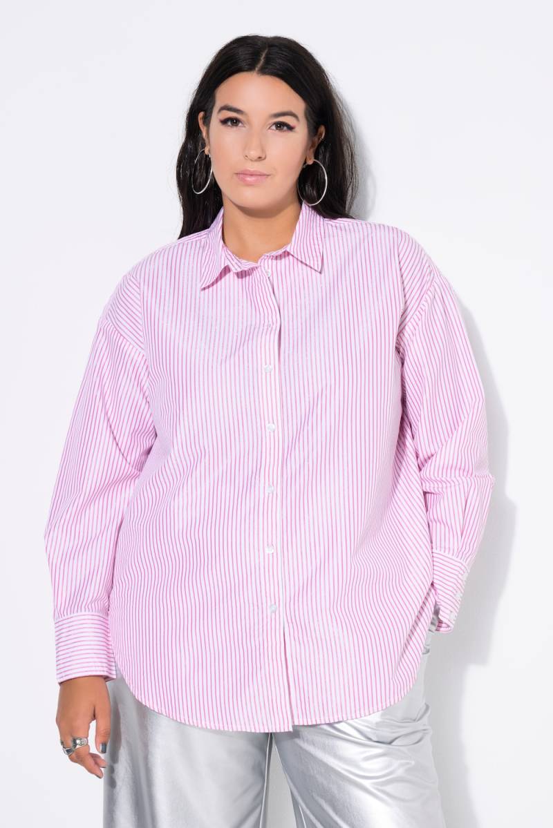 Große Größen Hemdbluse, Damen, rosa, Größe: 54/56, Baumwolle/Polyester, Studio Untold von Studio Untold