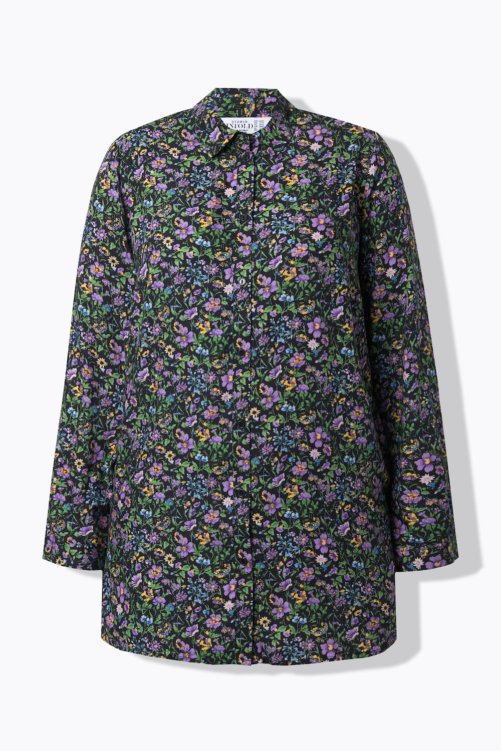 Große Größen Hemdbluse, Damen, schwarz, Größe: 42/44, Viskose, Studio Untold Große Größen Hemdbluse, Damen, schwarz, Größe: 42/44, Viskose, Studio Untold von Studio Untold