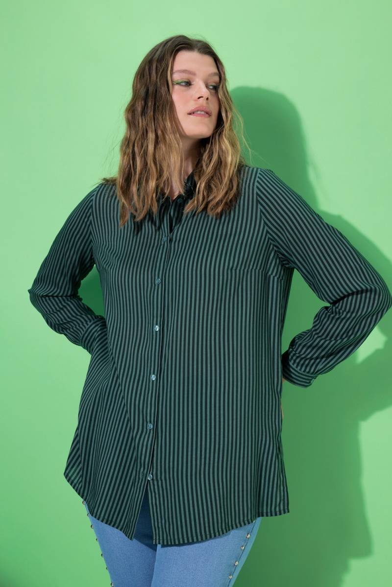 Große Größen Hemdbluse, Damen, türkis, Größe: 58/60, Viskose, Studio Untold Große Größen Hemdbluse, Damen, türkis, Größe: 58/60, Viskose, Studio Untold von Studio Untold