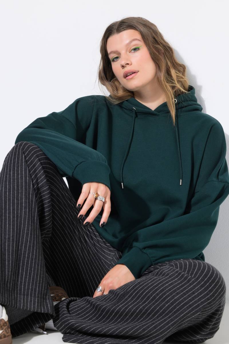 Große Größen Hoodie, Damen, grün, Größe: 54/56, Baumwolle/Polyester, Studio Untold von Studio Untold