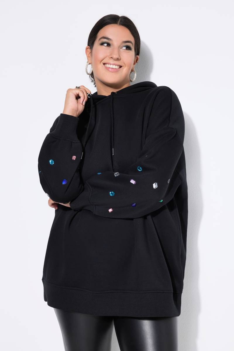 Große Größen Hoodie, Damen, schwarz, Größe: 42/44, Baumwolle/Polyester, Studio Untold von Studio Untold