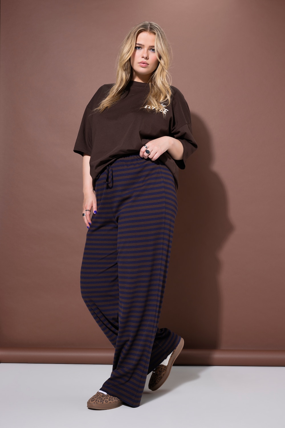 Große Größen Hose, Damen, blau, Größe: 58/60, Polyester/Viskose, Studio Untold Große Größen Hose, Damen, blau, Größe: 58/60, Polyester/Viskose, Studio Untold von Studio Untold