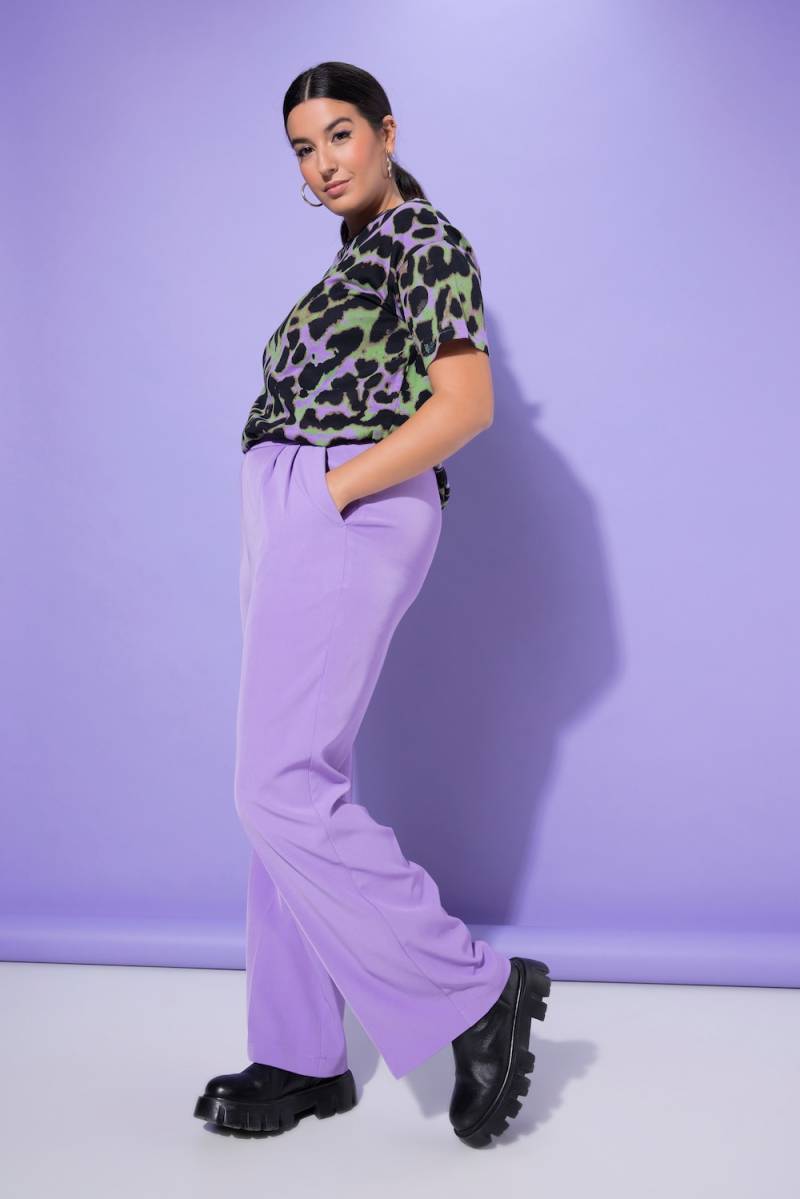 Große Größen Hose, Damen, lila, Größe: 56, Polyester, Studio Untold von Studio Untold