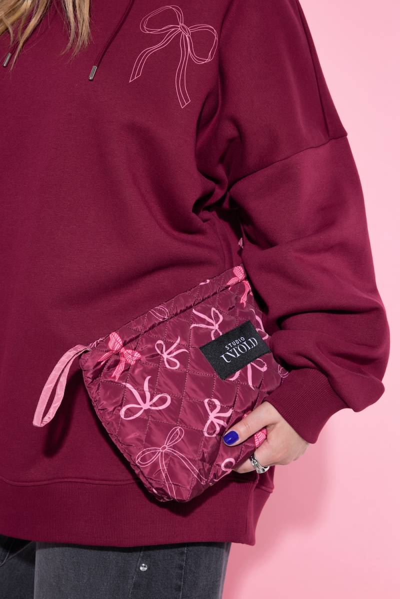 Große Größen Kosmetiktasche, Damen, rot, Größe: One Size, Polyester, Studio Untold von Studio Untold