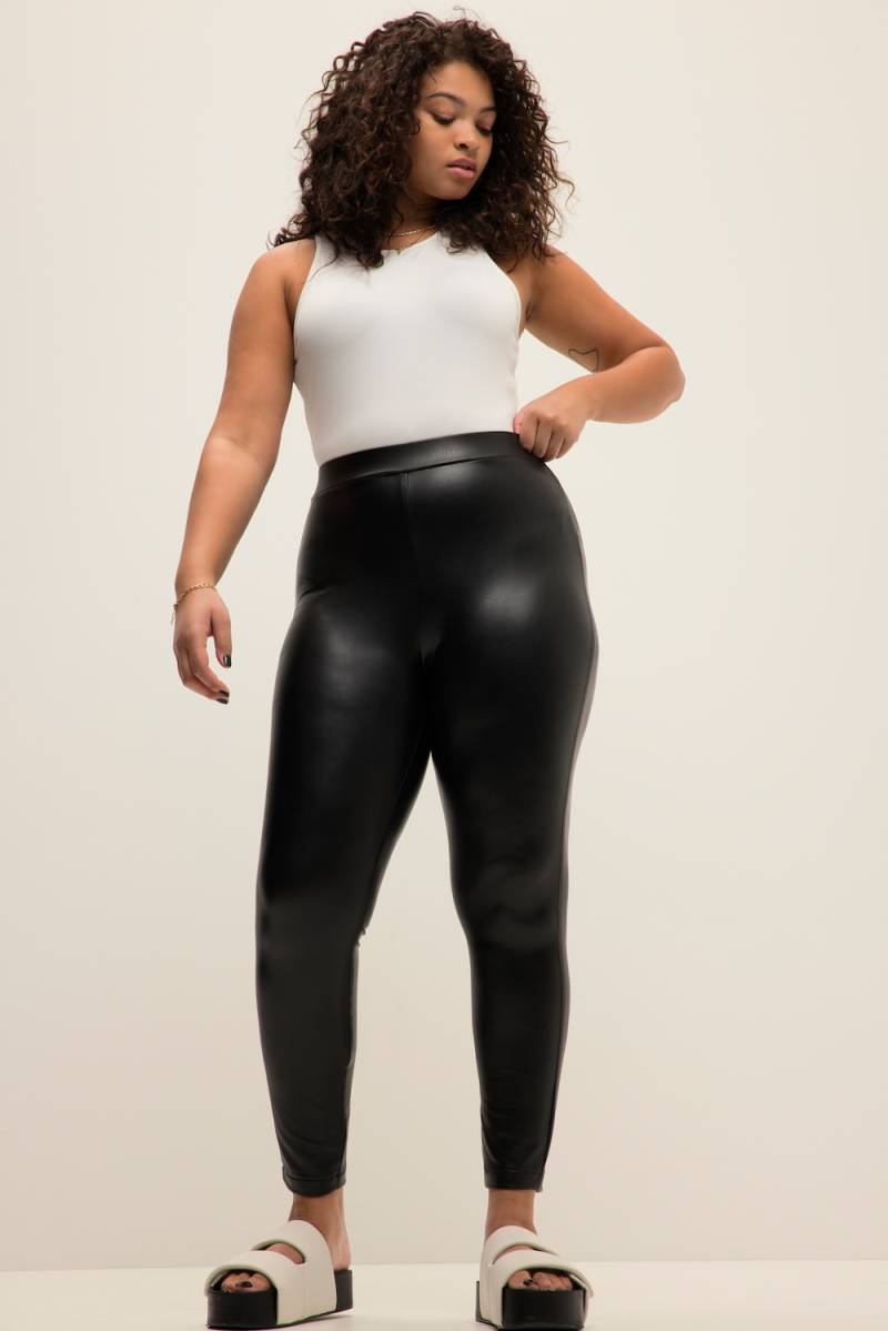 Große Größen Leggings, Damen, schwarz, Größe: 54/56, Polyester/Synthetische Fasern, Studio Untold von Studio Untold