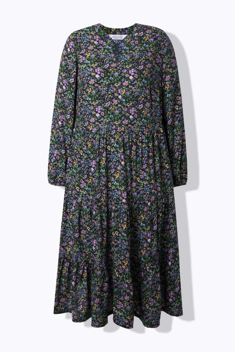 Große Größen Maxikleid, Damen, schwarz, Größe: 42/44, Viskose, Studio Untold von Studio Untold