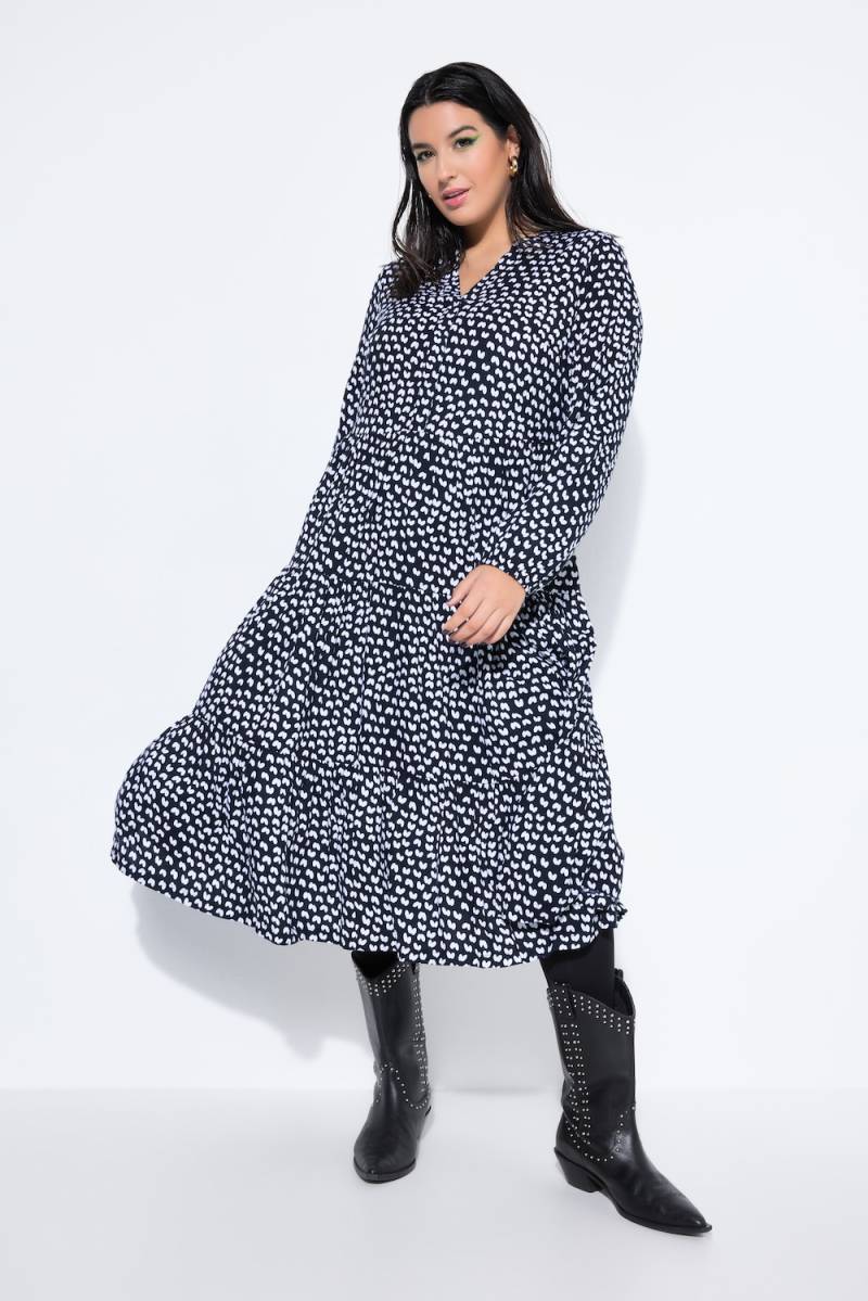 Große Größen Maxikleid, Damen, schwarz, Größe: 46/48, Viskose, Studio Untold von Studio Untold