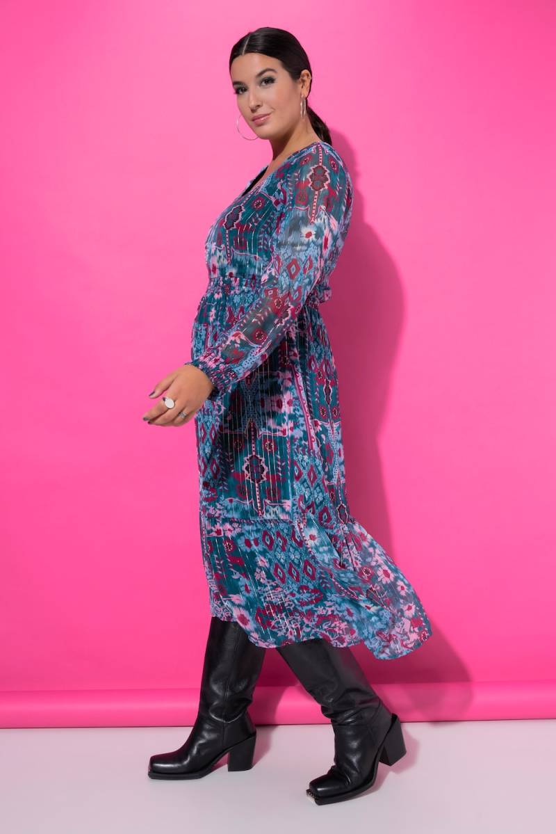 Große Größen Midikleid, Damen, rot, Größe: 42/44, Polyester, Studio Untold von Studio Untold