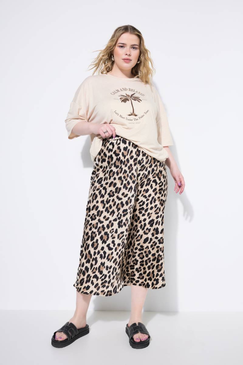 Große Größen Midirock, Damen, beige, Größe: 58/60, Polyester, Studio Untold von Studio Untold