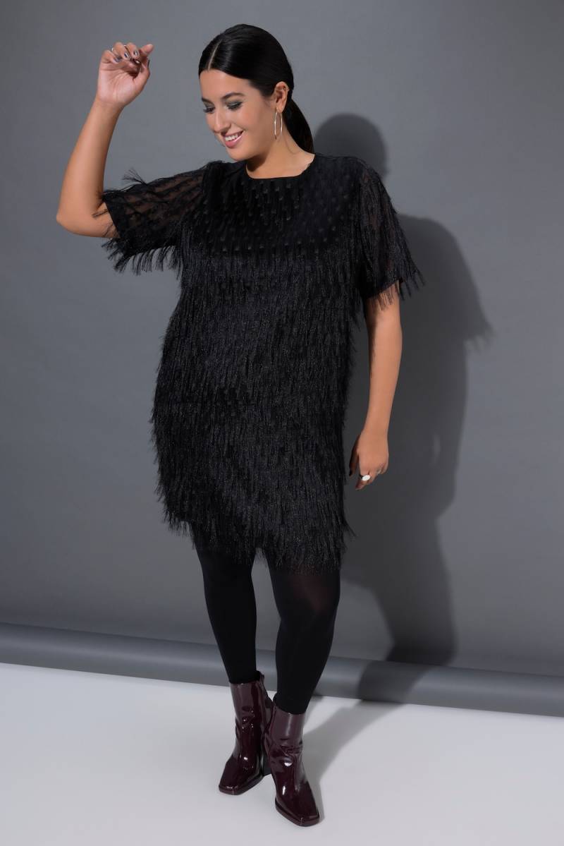 Große Größen Minikleid, Damen, schwarz, Größe: 46/48, Polyester, Studio Untold von Studio Untold