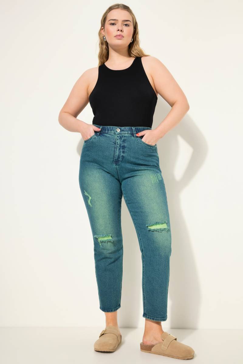 Große Größen Mom-Jeans, Damen, blau, Größe: 50, Baumwolle, Studio Untold von Studio Untold