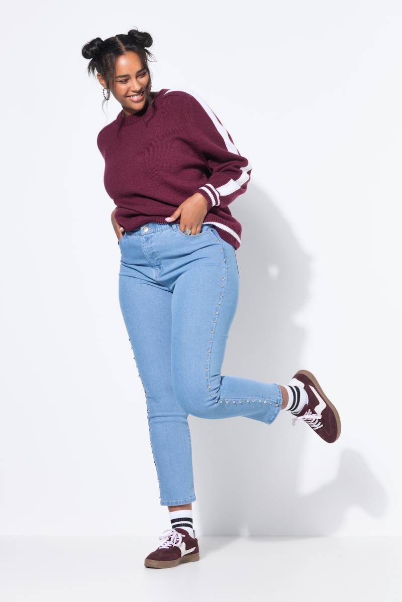 Große Größen Mom-Jeans, Damen, blau, Größe: 54, Baumwolle/Polyester, Studio Untold von Studio Untold