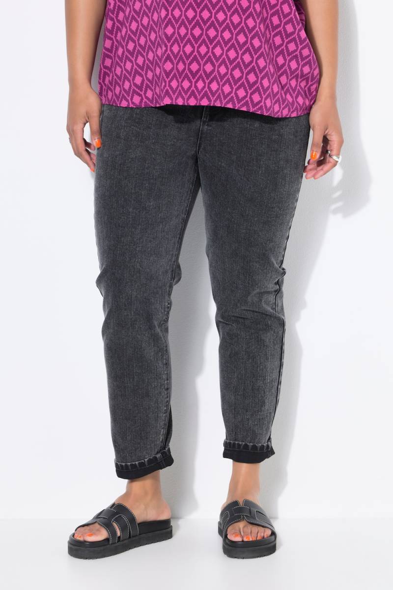 Große Größen Mom-Jeans, Damen, grau, Größe: 50, Baumwolle/Polyester, Studio Untold von Studio Untold