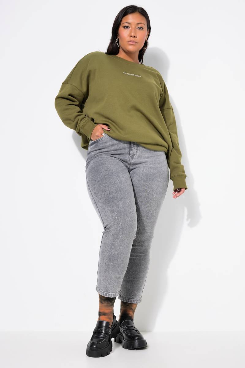 Große Größen Mom-Jeans, Damen, grau, Größe: 54, Baumwolle, Studio Untold von Studio Untold