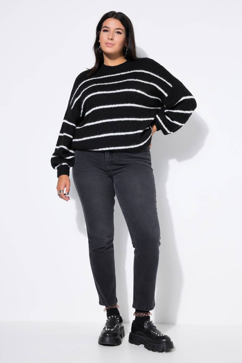 Große Größen Mom-Jeans, Damen, schwarz, Größe: 58, Baumwolle, Studio Untold von Studio Untold