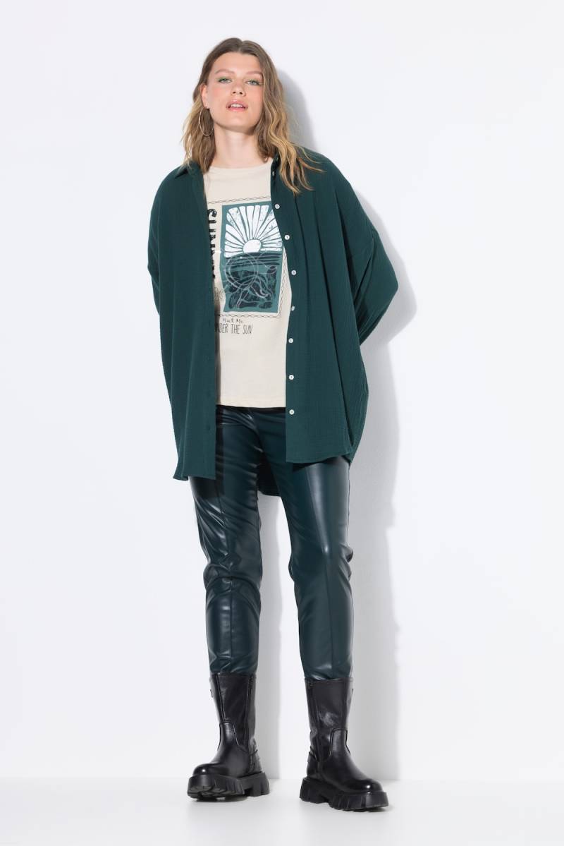 Große Größen Musselin Bluse, Damen, grün, Größe: 46/48, Baumwolle, Studio Untold von Studio Untold