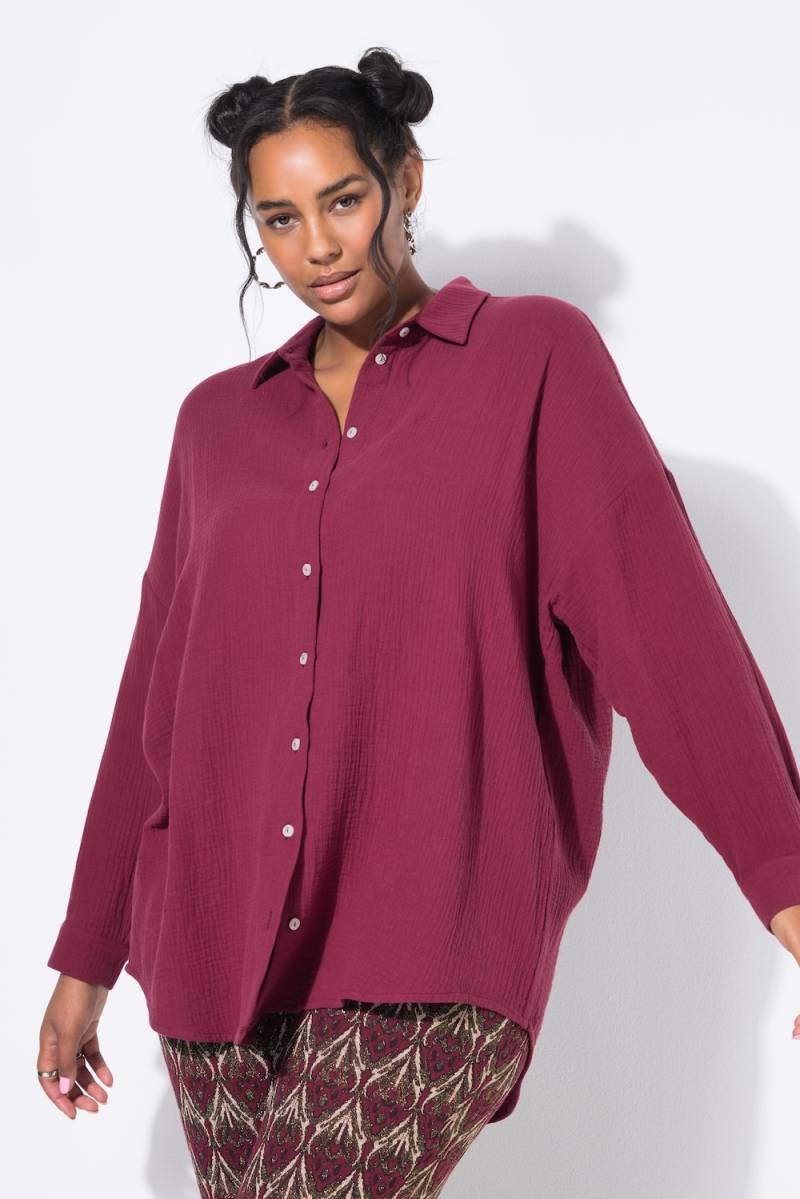 Große Größen Musselin Bluse, Damen, rot, Größe: 42/44, Baumwolle, Studio Untold von Studio Untold