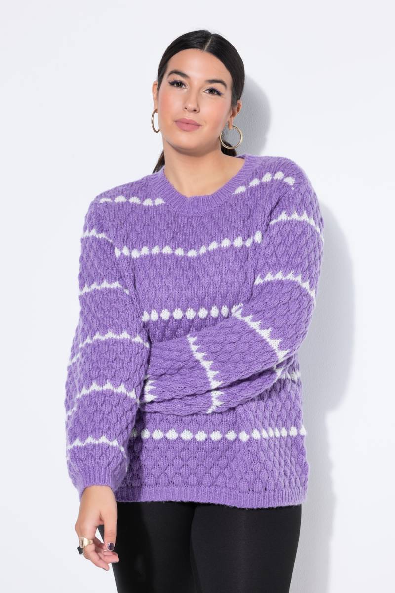 Große Größen Pullover, Damen, lila, Größe: 54/56, Polyester, Studio Untold von Studio Untold