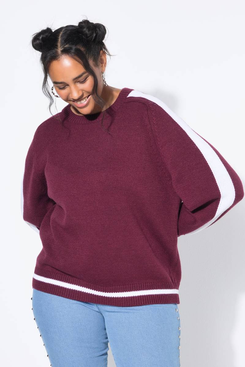Große Größen Pullover, Damen, rot, Größe: 46/48, Polyester/Synthetische Fasern, Studio Untold von Studio Untold
