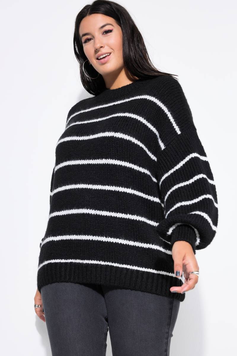Große Größen Pullover, Damen, schwarz, Größe: 46/48, Synthetische Fasern, Studio Untold Große Größen Pullover, Damen, schwarz, Größe: 46/48, Synthetische Fasern, Studio Untold von Studio Untold
