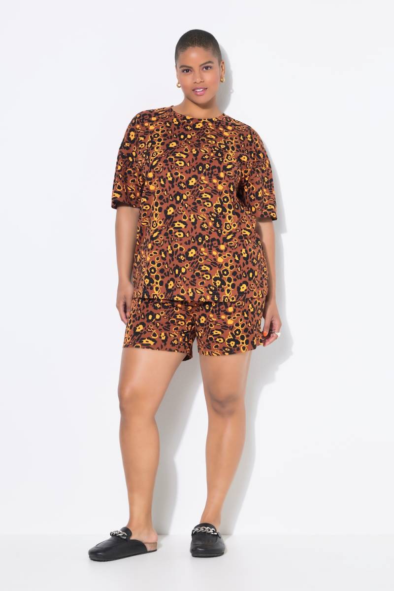 Große Größen Pyjama, Damen, braun, Größe: 54/56, Baumwolle, Studio Untold von Studio Untold