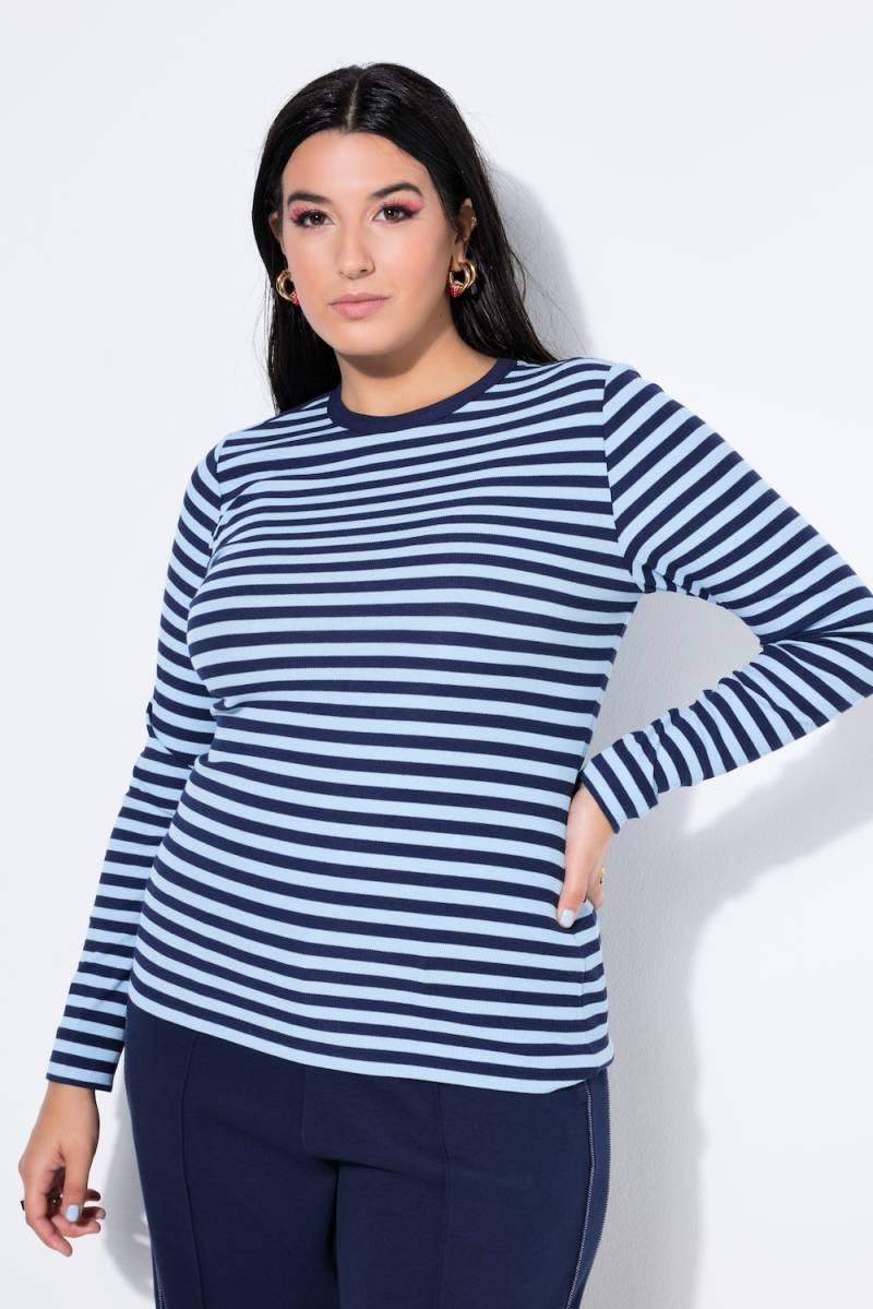 Große Größen Shirt, Damen, blau, Größe: 46/48, Baumwolle/Viskose, Studio Untold von Studio Untold