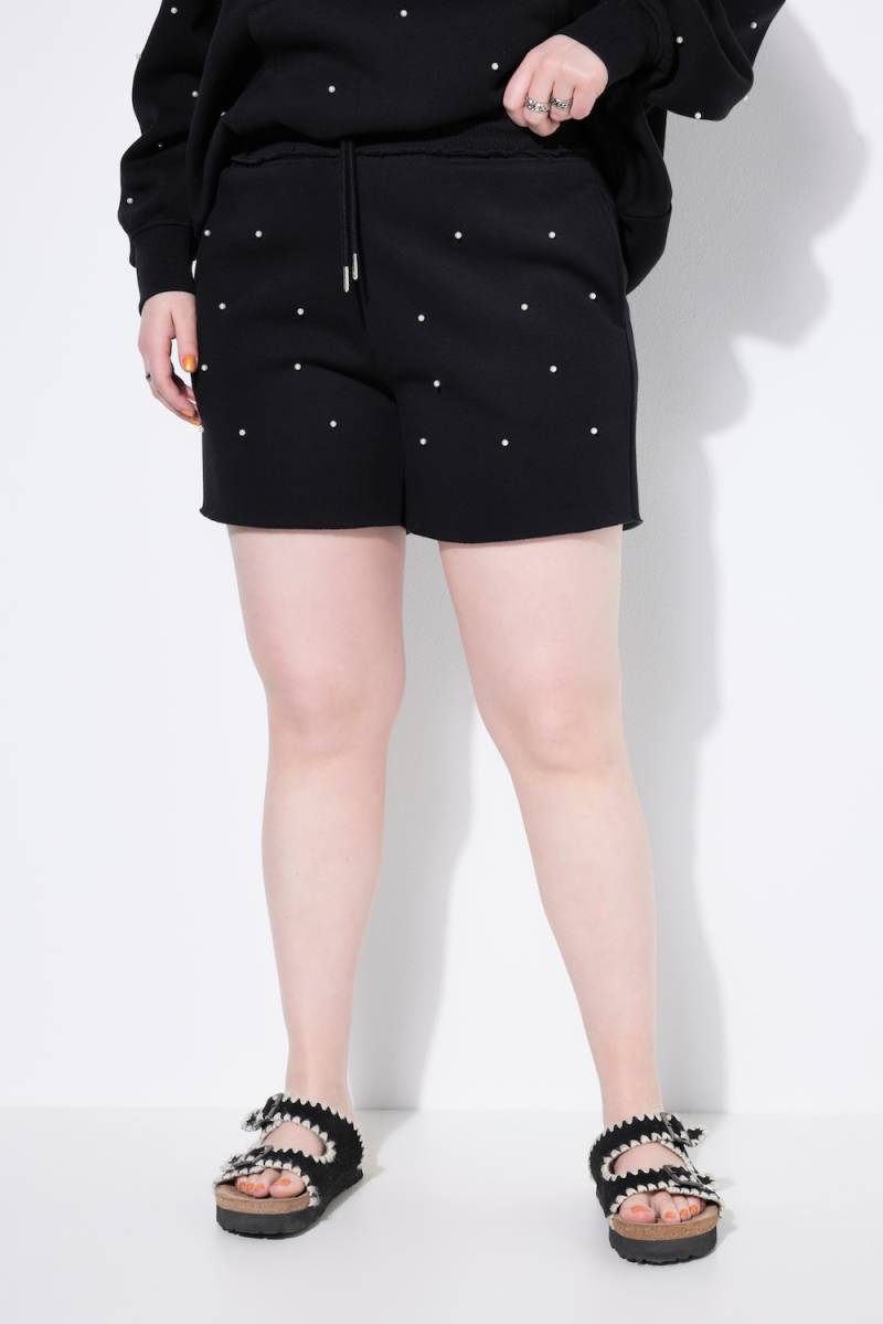 Große Größen Shorts, Damen, schwarz, Größe: 50/52, Baumwolle/Polyester, Studio Untold von Studio Untold