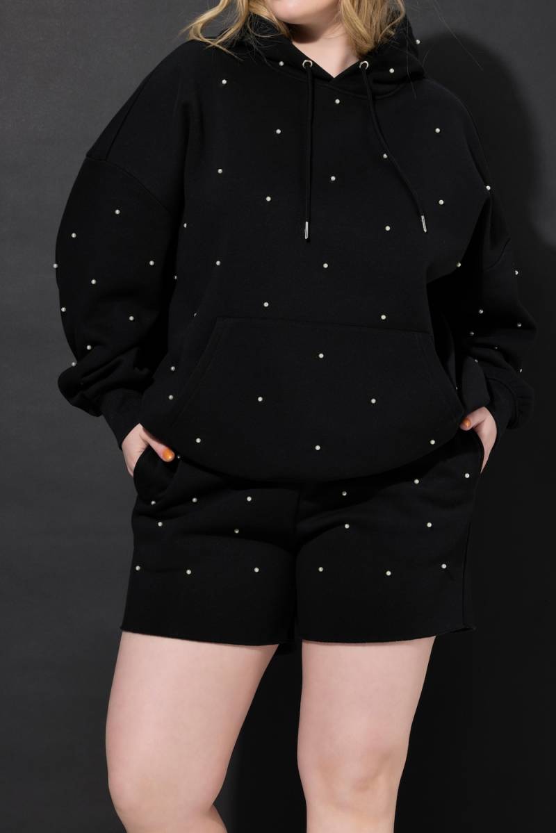 Große Größen Shorts, Damen, schwarz, Größe: 58/60, Baumwolle/Polyester, Studio Untold von Studio Untold