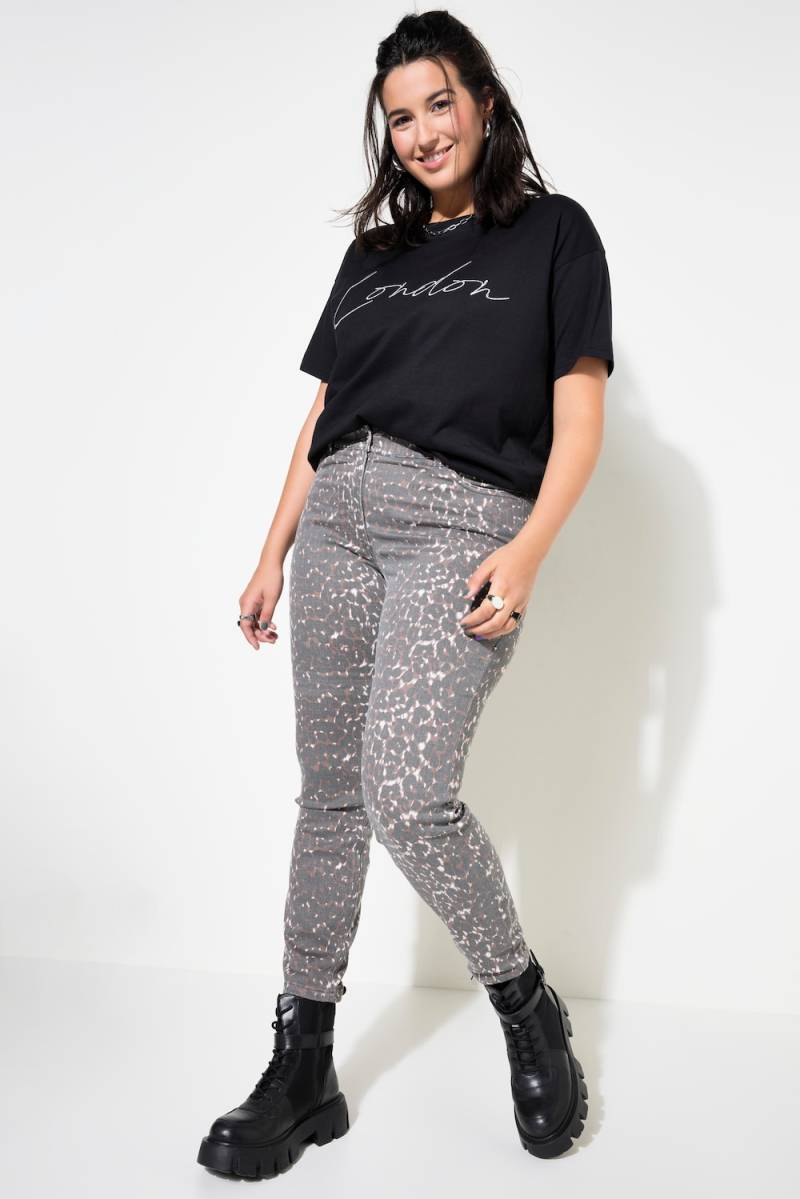 Große Größen Skinny-Jeans, Damen, braun, Größe: 50, Baumwolle, Studio Untold von Studio Untold