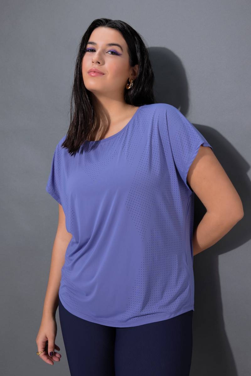 Große Größen Sport-Shirt, Damen, lila, Größe: 42/44, Polyester/Elasthan, Studio Untold von Studio Untold